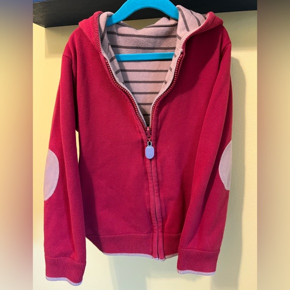 Stylish Reversible Zip-Up Hoodie! Kids size 6. - Picture 2 of 8